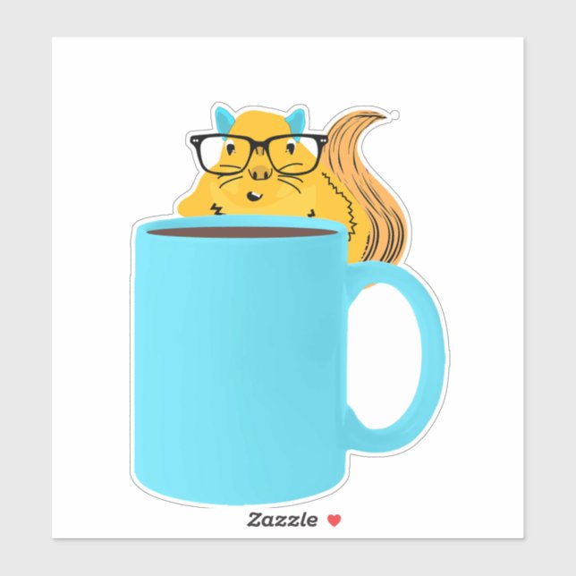 Adesivo Esquilo Malvado #759 (Folha)