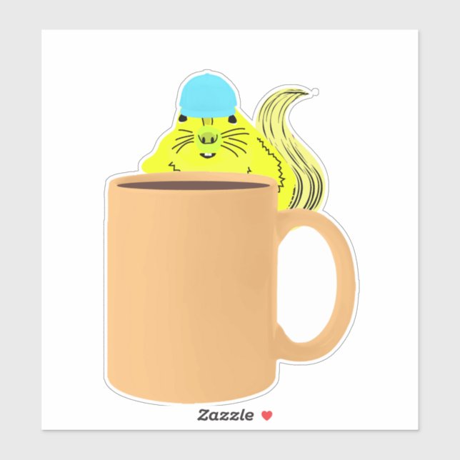 Adesivo Esquilo Malvado #764 (Folha)