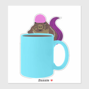 Adesivo Esquilo malvado #853