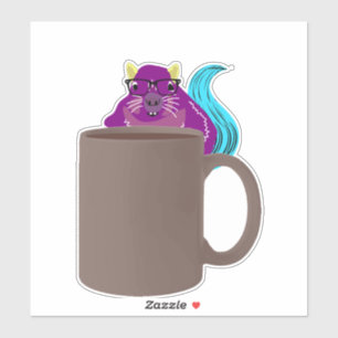 Adesivo Esquilo malvado #894