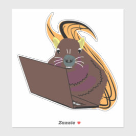 Adesivo Esquilo malvado nº 102