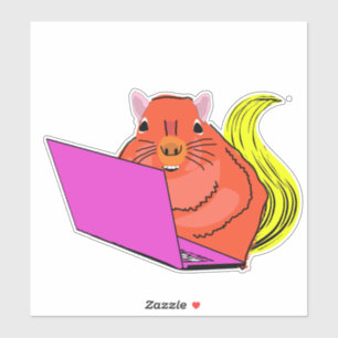 Adesivo Esquilo malvado nº 158