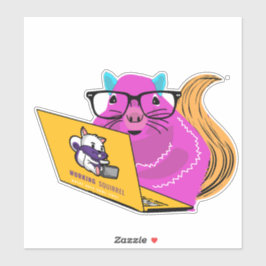 Adesivo Esquilo Malvado nº 16 Sticker