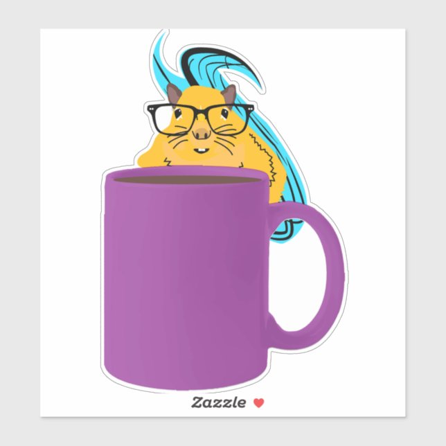 Adesivo Esquilo Malvado nº 978 Sticker (Folha)