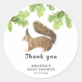 Adesivo Esquilo - obrigado-te