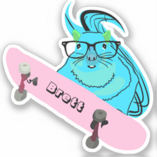 Adesivo Esquilo Travesso #501 Brett Skateboarding