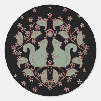 Adesivo Esquilos de Joy com Flores de Arte Animal