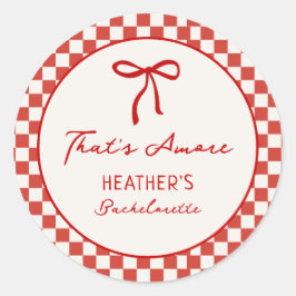 Adesivo Essa é a Festa de solteira de pizza italiana