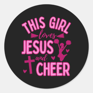 Adesivo Essa Garota Que Ama Jesus E O Espírito Cheer Crist