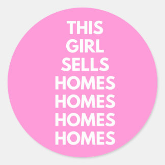 Adesivo Essa Garota Vende Casas Casas Casas