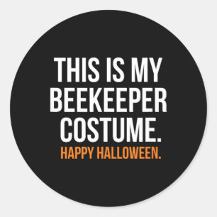 Adesivo Esse É Meu Fantasia de Apicultor Funny Halloween