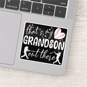 Adesivo Esse é meu neto lá fora, avó engraçada
