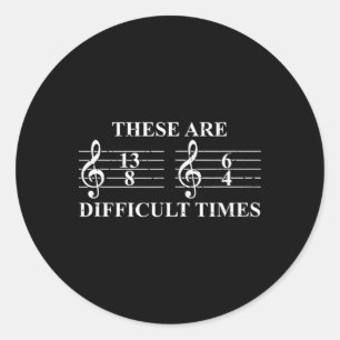 Adesivo Esses São Presentes Difíceis Para Amantes de Músic