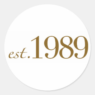 Adesivo Est 1989