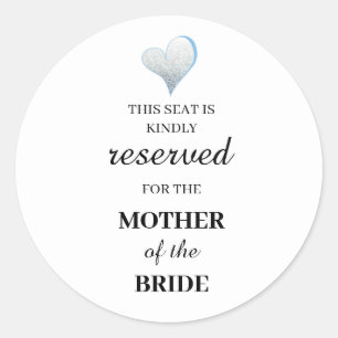 Adesivo Esta cadeira é reservada para a mãe do