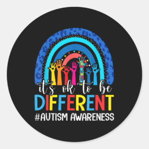 Adesivo Está Certo Ser Diferente Autismo Sensibilização Le