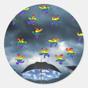 Adesivo Está chovendo homens!