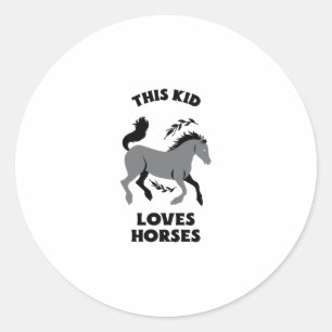 ADESIVO ESTA CRIANÇA ADORA CAVALOS