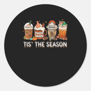 Adesivo Esta É A Época De Futebol Pumpkin Spice Halloween