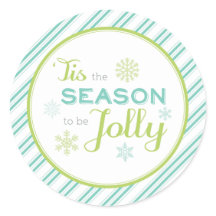 Esta É A Época De Ser O Vinheta De Natal Jolly