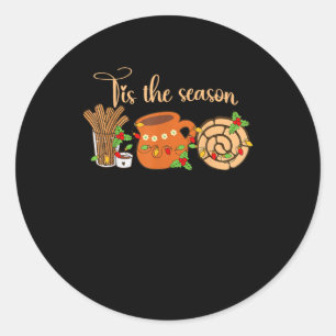 Adesivo Esta É A Época Do Cafecito De Natal Mexicano Pan D