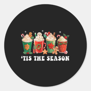 Adesivo Esta É A Época Natal Café Gingerpão Xmas W