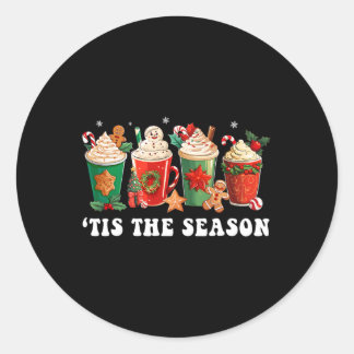 Adesivo Esta É A Época Natal Café Gingerpão Xmas W
