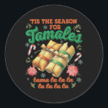 Adesivo Esta É A Época Para A Família Tamales, A Christma<br><div class="desc">Esta É A Época Para A Família Tamales No Natal Mexicano</div>
