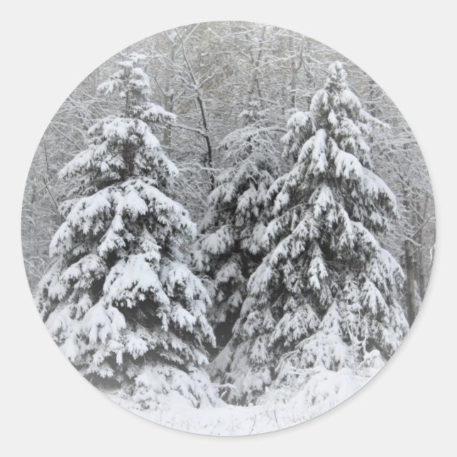 Adesivo Esta é a estação. . . Feriado de inverno (Frente)