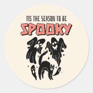 Adesivo Esta é a estação para ser "Spooky Creepy Halloween