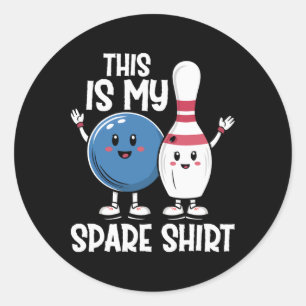 Adesivo Esta É A Minha Camisa De Camisa E Boliche De Bolic