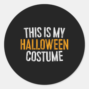 Adesivo Esta É A Minha Costume De Halloween