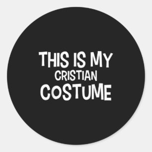 Adesivo Esta É A Minha Costume Simples De Halloween De Cri