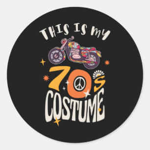 Adesivo Esta é a minha fantasia dos anos 70
