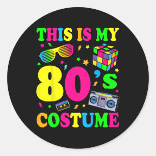 Adesivo Esta é a minha Festa dos 80 e dos 90