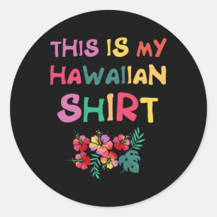 Adesivo Esta É Minha Aloha Havaiana Havaii Luau Shirt Vaca