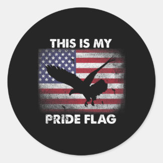 Adesivo Esta É Minha Bandeira De Orgulho Usa Americana No
