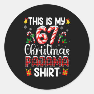 Adesivo Esta É Minha Camisa De Natal 67 Funny 67 Meme