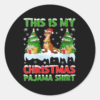Adesivo Esta É Minha Pajama De Natal