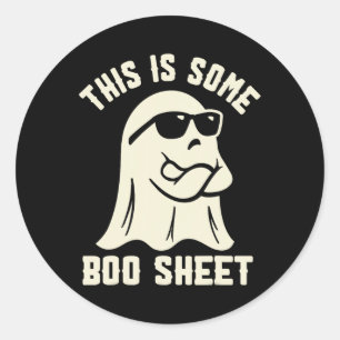 Adesivo Esta É Uma Brincadeira De Fantasmas De Boo Sheet H