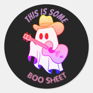 Adesivo ESTA É UMA FOLHA DE BOO, Fantasma giro
