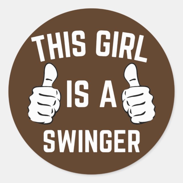 Adesivo Esta Garota É Um Casal De Correspondência Engraçad (Frente)