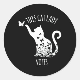 Adesivo Esta Gata Vota Senhoras Está Votando Kamala