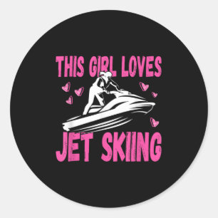 Adesivo Esta Menina Adora Jet Skiing Jet Ski Girl