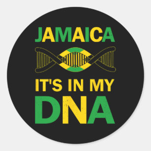 Adesivo Está no Dia da Independência do Meu Dna Jamaicano