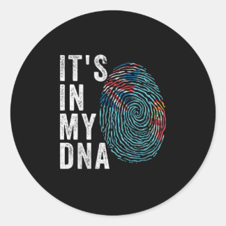 Adesivo Está no meu DNA - Sinalizador Fiji