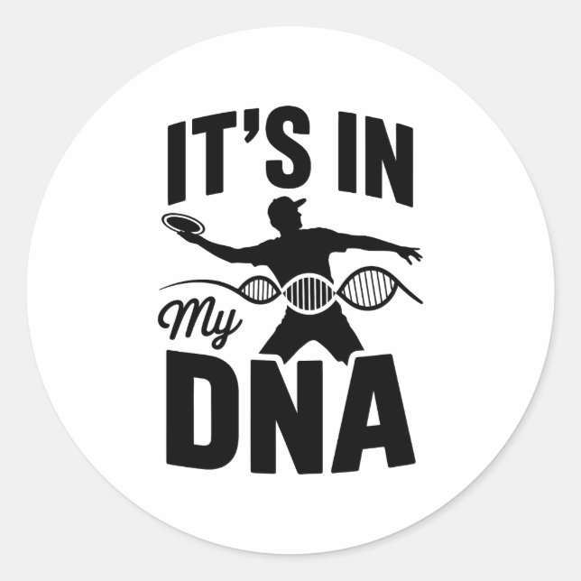Adesivo Está no meu Golf de Dna Disco (Frente)