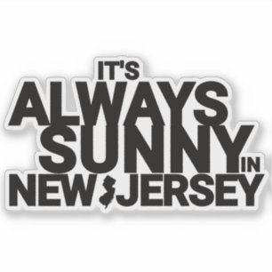 ADESIVO ESTÁ SEMPRE SOL EM NEW JERSEY