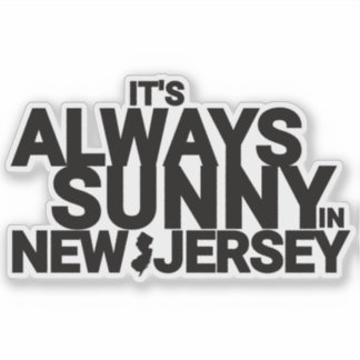 ADESIVO ESTÁ SEMPRE SOL EM NEW JERSEY