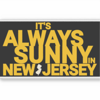 ADESIVO ESTÁ SEMPRE SOL EM NEW JERSEY